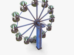 Ferris wheel v4 3D Model