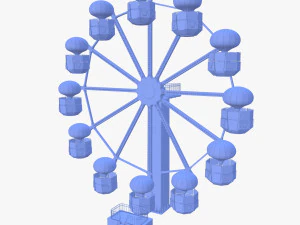 Ferris wheel v4 3D Model