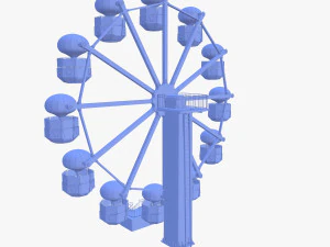 Ferris wheel v4 3D Model