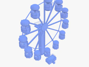 Ferris wheel v4 3D Model