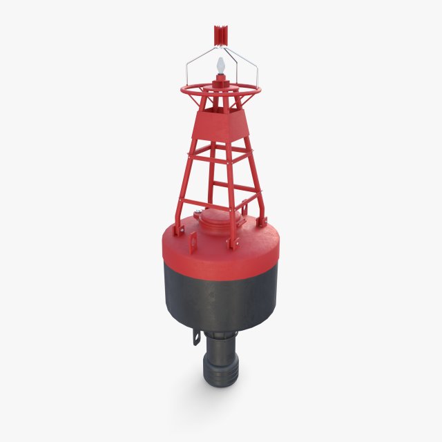 Water buoy v1 3D-Modell .c4d .max .obj .3ds .fbx .stl .blend 