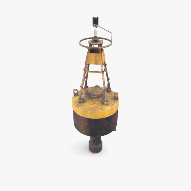 Water buoy v2 3D Model .c4d .max .obj .3ds .fbx .lwo .lw .lws