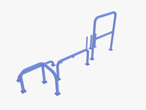 Traffic safety barrier pack v1 3D Model