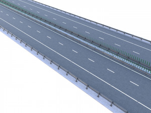 Tileable Freeway v1 3D Model