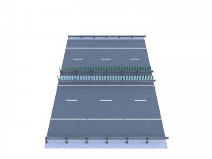 Tileable Freeway v1 3Dモデル