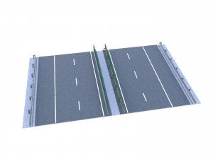 Tileable Freeway v1 3Dモデル