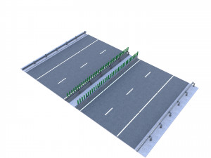 Tileable Freeway v1 3Dモデル