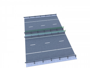 Tileable Freeway v1 3Dモデル