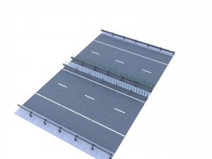Tileable Freeway v1 3D Model