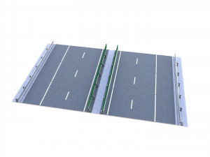 Tileable Freeway v1 3Dモデル