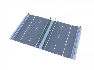 Tileable Freeway v1 3Dモデル