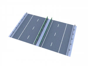 Tileable Freeway v1 3D Model