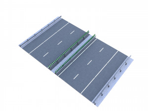 Tileable Freeway v1 3Dモデル