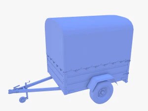 Reboque de carga v1 Modelo 3D