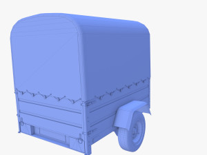 Cargo Trailer v1 weathered Model 3D