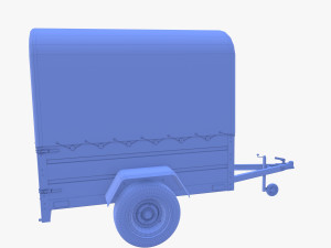 Cargo Trailer v1 weathered Model 3D