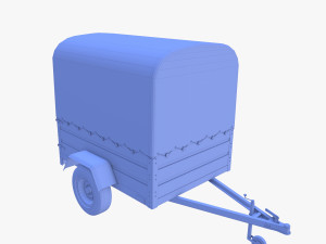 Cargo Trailer v1 weathered Model 3D