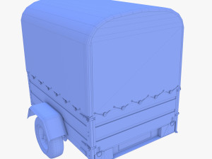 Cargo Trailer v1 weathered Model 3D