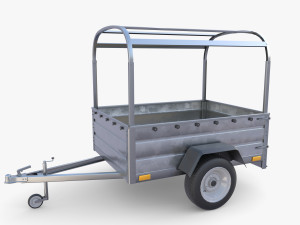 Cargo Trailer v2 3D Model