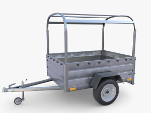 Cargo Trailer v2 3D Model
