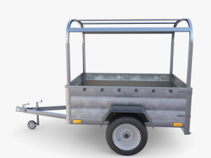 Cargo Trailer v2 3D Model