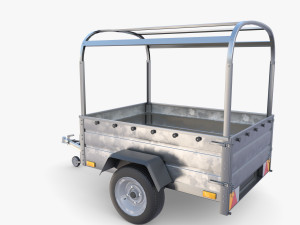 Cargo Trailer v2 3D Model