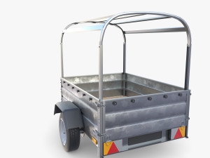 Cargo Trailer v2 3D Model