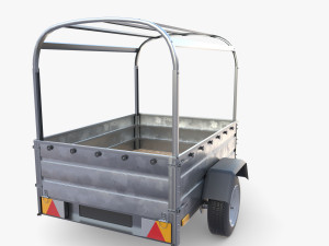 Cargo Trailer v2 3D Model