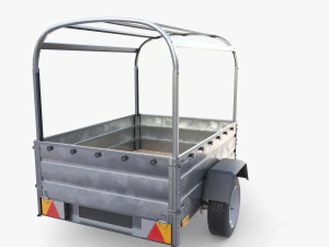 Cargo Trailer v2 3D Model