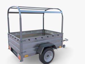 Cargo Trailer v2 3D Model
