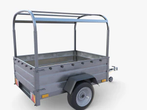 Cargo Trailer v2 3D Model