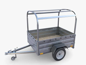Cargo Trailer v2 3D Model