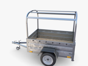 Cargo Trailer v2 3D Model