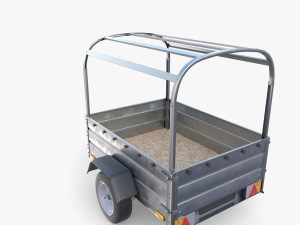 Cargo Trailer v2 3D Model