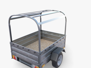 Cargo Trailer v2 3D Model