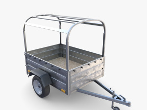 Cargo Trailer v2 3D Model