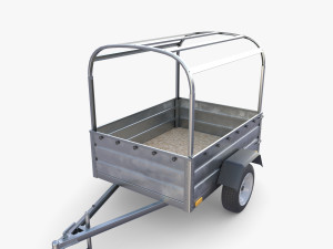 Cargo Trailer v2 3D Model
