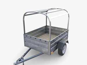 Cargo Trailer v2 3D Model
