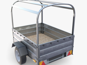Cargo Trailer v2 3D Model