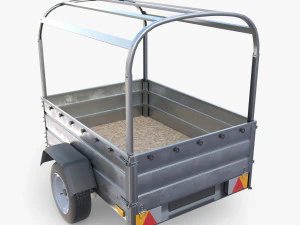 Cargo Trailer v2 3D Model