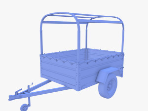 Cargo Trailer v2 3D Model