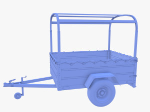 Cargo Trailer v2 3D Model