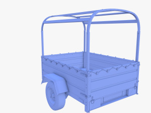 Cargo Trailer v2 3D Model