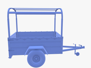 Cargo Trailer v2 3D Model