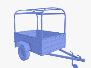 Cargo Trailer v2 3D Model
