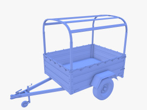 Cargo Trailer v2 3D Model