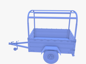 Cargo Trailer v2 3D Model
