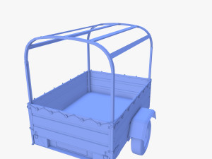 Cargo Trailer v2 3D Model
