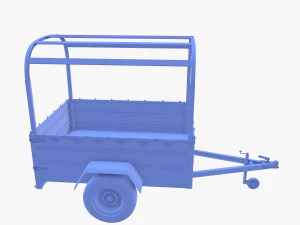 Cargo Trailer v2 3D Model