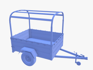 Cargo Trailer v2 3D Model